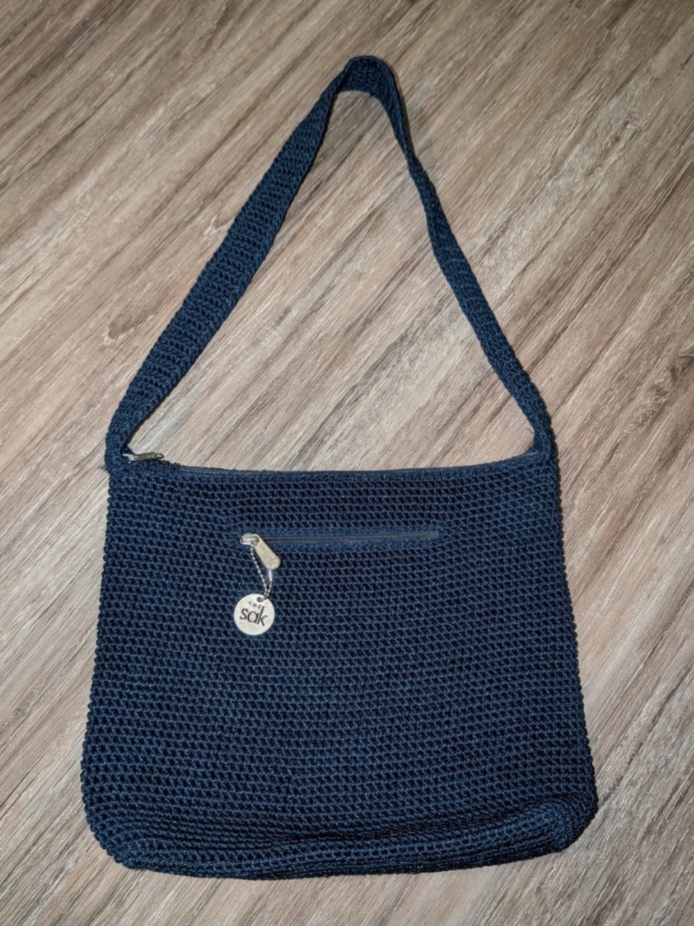Elegant Navy Crochet Women's Bag by The Sak